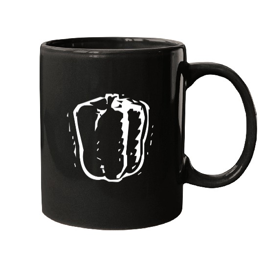 Lacrosse Gift Bell Pepper Vegetable Mugs