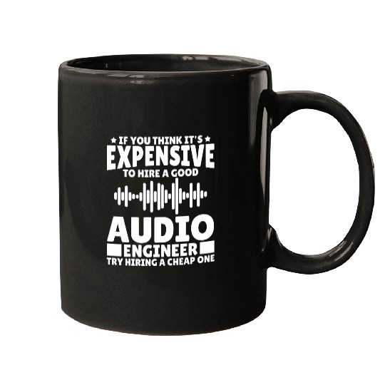 Audio Engineer Music Editor Sound Bar 211 Mugs