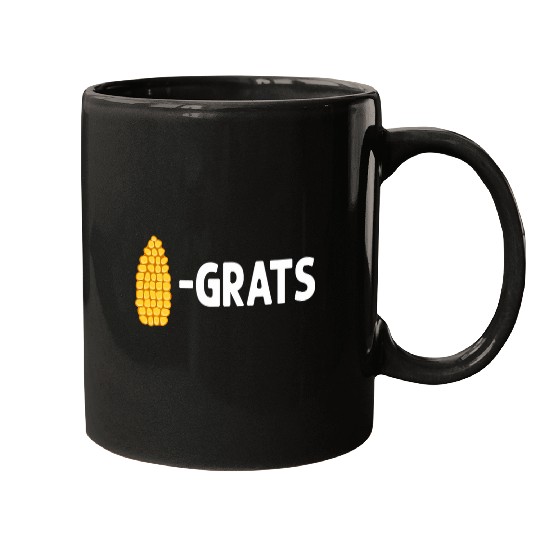 Lacrosse Gift Corn Grats Funny Congrats Congratulations Mugs