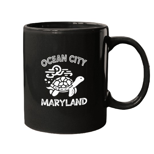 Turtle Pet Ocean City Maryland MD Turtle Souvenir Sea Mugs