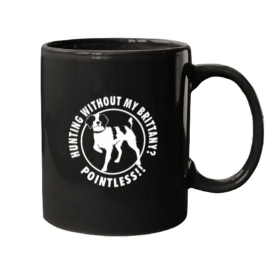Brittany Spaniel guns Dog Upland Bird Hunting NS18 Mugs