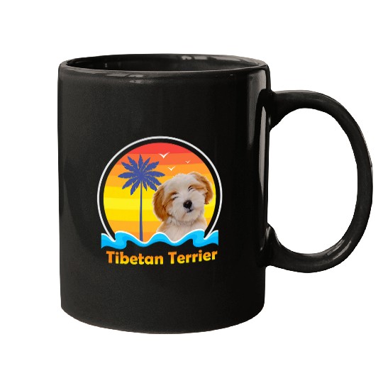 Cute Tibetan Terrier Mugs