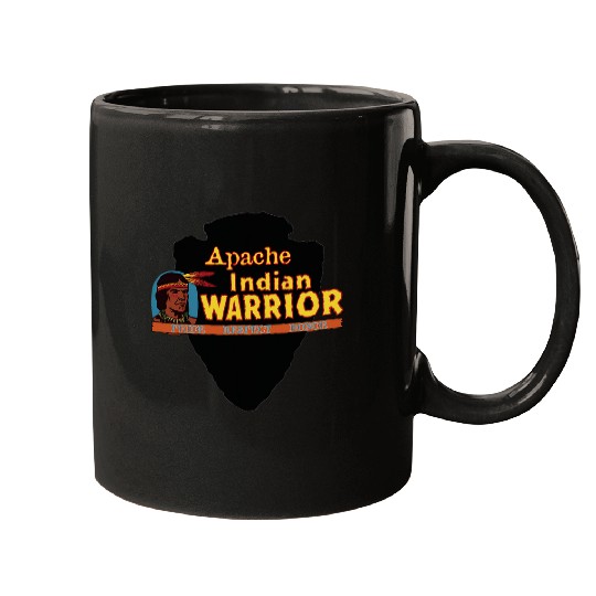Apache Native American Indian Warrior Proud Honor Mugs
