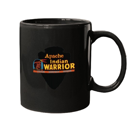 Apache Native American Indian Warrior Proud Honor Mugs