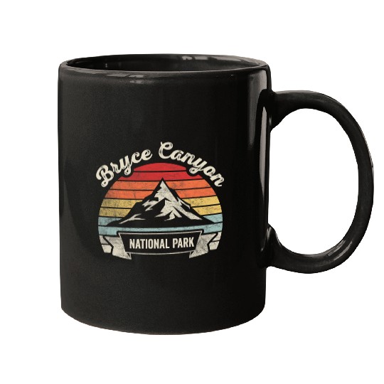 vintages Retro Bryce Canyon National Park Sunset Adventure 7 Mugs