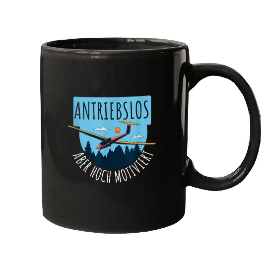 Powerless but highly motivated fly pilot sailing flies Mugs