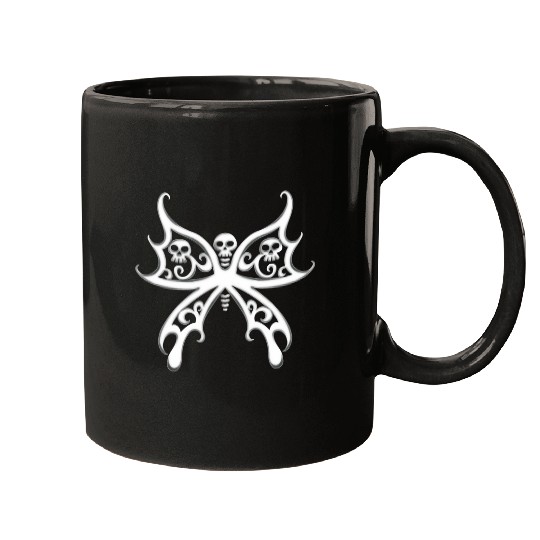 Fairy Grunge Aesthetic Tribal Butterfly Goth Fairycore Emo Mugs