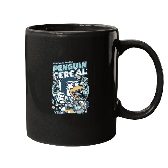 Penguin Pet Cereal Mugs
