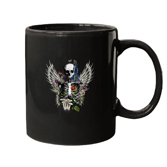 Fairy Grunge Fairycore Aesthetic Skeletons Butterfly Gothic 21 3 Mugs