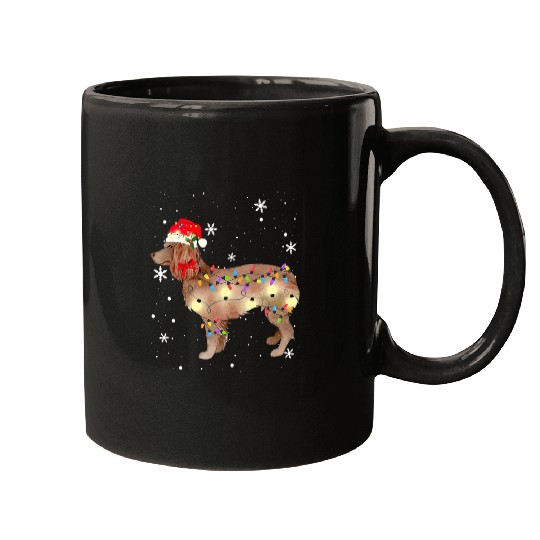 boykin spaniel dog christmas light xmass mom dad s Mugs