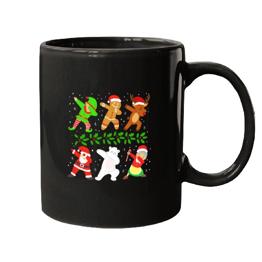 Lacrosse Gift Christmas Dabbings Santa Elf Moose Gingerbread Mugs