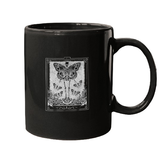 Fairy Grunge Fairycore Cottagecore Skeletons Butterfly Gothic 3 Mugs