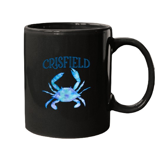 Crisfields Beautiful Chesapeake Bay Blue Crab Crisfield Mugs
