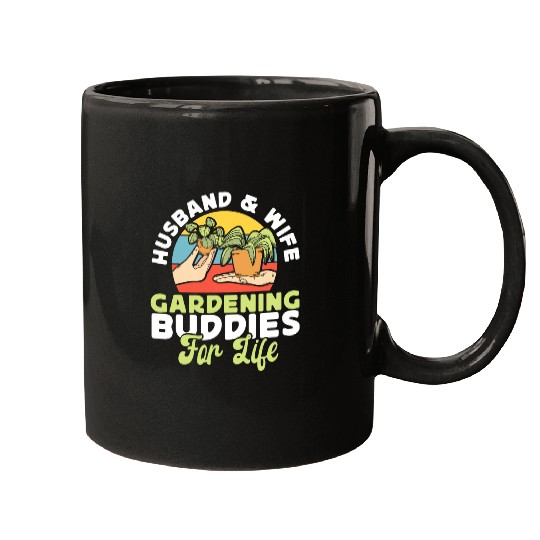 Plant Lover Gardening Husband Wife Marriage Wedding Husband Mugs