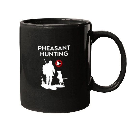 Dog Pheasant Hunting Mugs