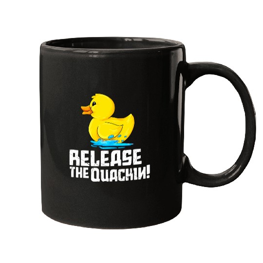 Duck Pet Release The Quckin Duck Gift Rubber Ducky Mugs