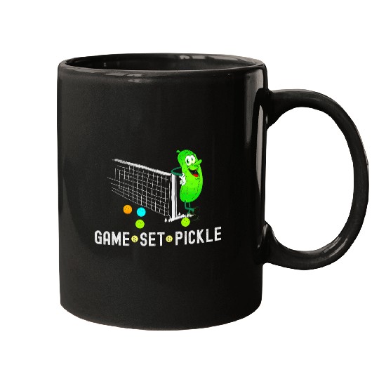 Lacrosse Gift Game Set Pickle 2Dont Get Pickled Playing Pickleball Mugs