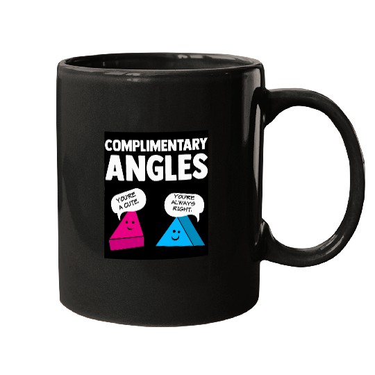 Complimentary Acute Angle Funny Geometry Cute Math Teacher Mugs