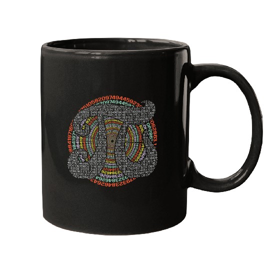 Happy Pi Day Mathematic Math Teacher Symbol Pi Day Mugs