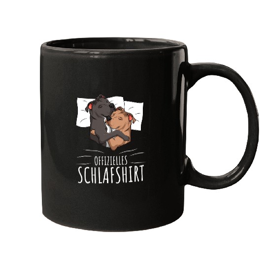 Discover Dog Staffordshire Official Staffordshire Bull Terrier Nigh Mugs