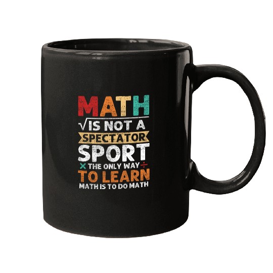 Cool Math Art For Men Women Mathematics Number Math Lovers Mugs