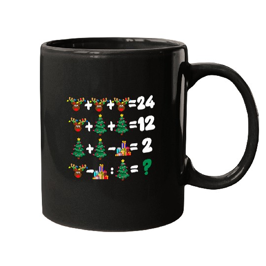 Christmas Math Teacher Funny Teaching Mugs