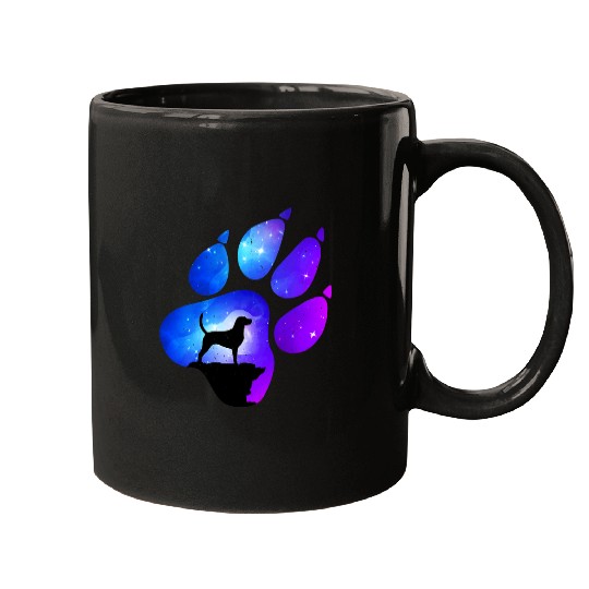 English Foxhound Paw Dog Lover Mom Dad Mugs