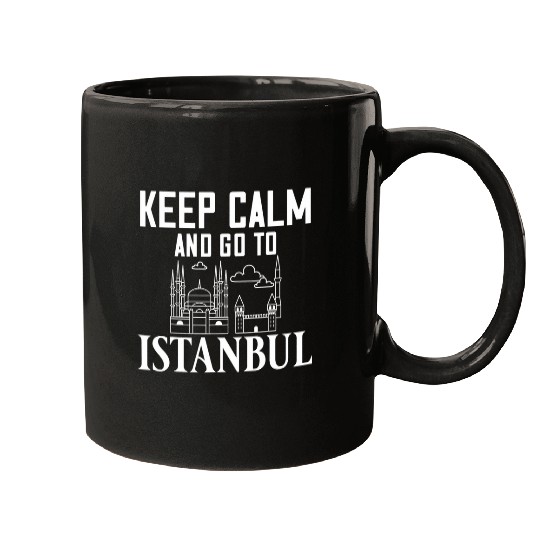 Istanbul Turkey City Skyline Map Travel 21 Mugs
