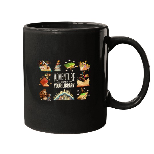 Adventure Begins At Your Library Summer Reading 2024 Mugs