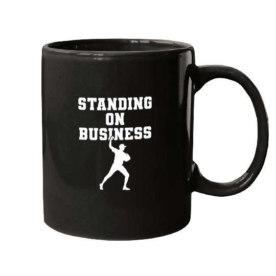 Baseball Men Standing On Business Boys Baseball Team School 2 Mugs