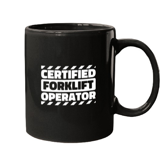 Forklifter 2Warehouse Logistics Certified Forklift Operator Mugs