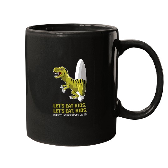Eat Kids Hilarious Punctuation Grammar Mugs
