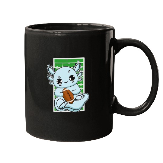 Axolotls Plays Fantasy Football For Coachs Center Guard Tackle Mugs