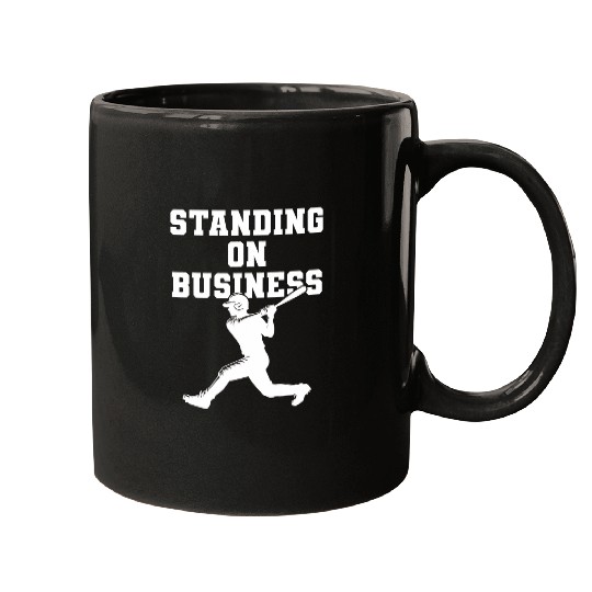 Baseball Men Standing On Business Boys Baseball Team School Mugs