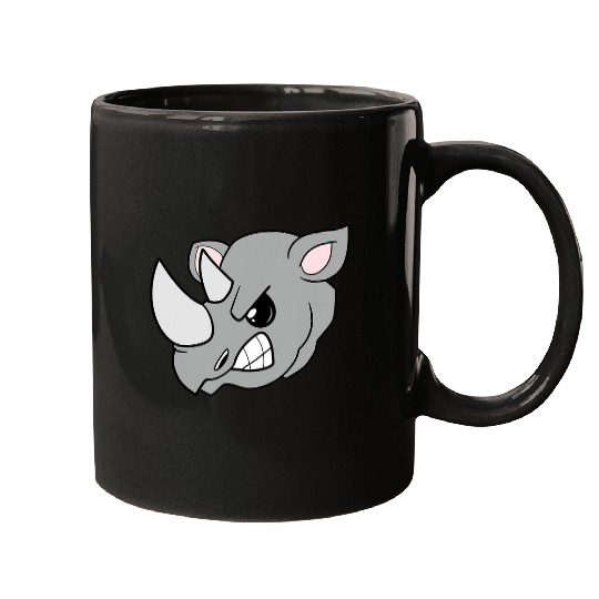 Lacrosse Gift cool angry rhino 2Rhinoceros 2ferocious 2cute 2graphic Mugs