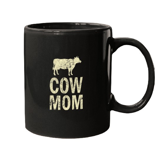 Cow Mom Funny Cow Farmer Mothers Day Mugs