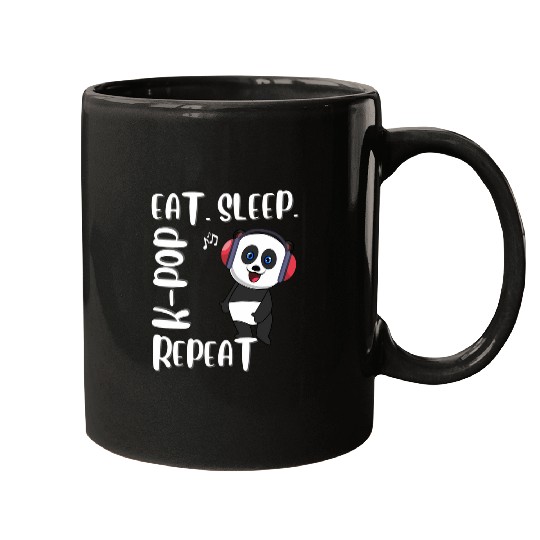 Eat  Sleep  K Pop  Repeat  Korean Music Mugs