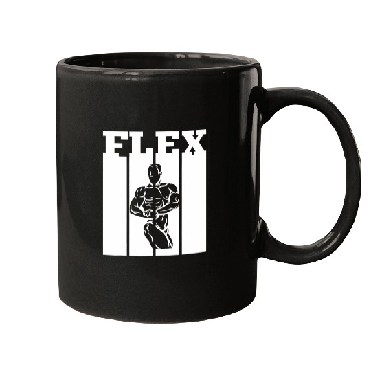 Gym Flex Workout Muscle Weightlifting Mugs