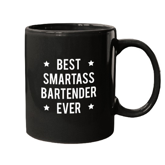 bests Smartass Bartender Ever Barkeeper 21 Mugs