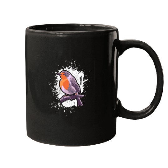 robin bird park nature bird fan bird lover 21 Mugs