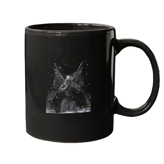 Fallen Angel Gothic Fashion Art Goth Graphic 2563 Mugs