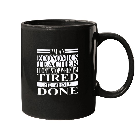 Economics Teacher Apparel Cute Funny Teachers Design Mugs