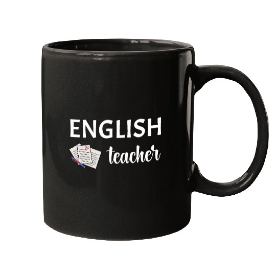 English Teacher School Teacher Literature Teacher Apparel 1 Mugs