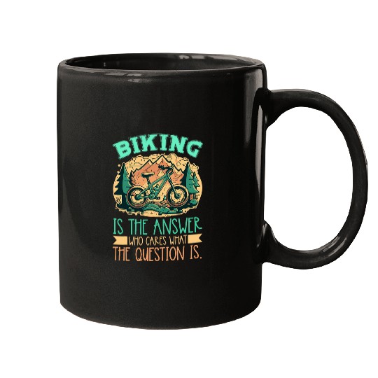 Bike Life Philosophy Playful Design Cycling Mugs