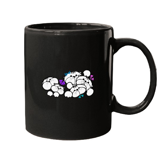 Cute cat design Cats and kittens illustration and art Mugs