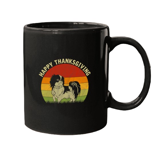 Happy Thanksgiving Shih Tzu Dog Lover Thanksgiving Costume Mugs