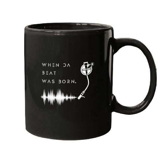 DJ Scratch Records When Da Beat Was Born Vinyl Lover Mugs