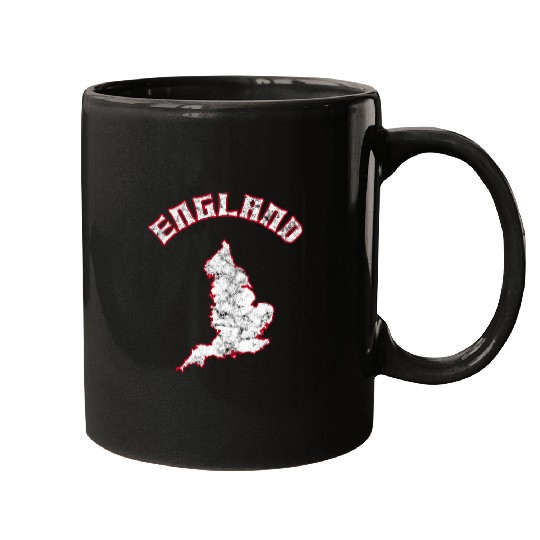 englands Silhouette Outline London Travel English Pride Mugs