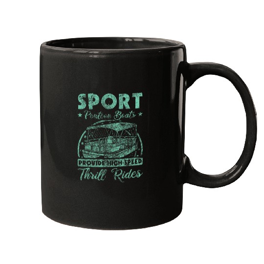 Pontoon Fun Sport Pontoon Boats Provide HighSpeed Thrill Rides Cruise Mugs