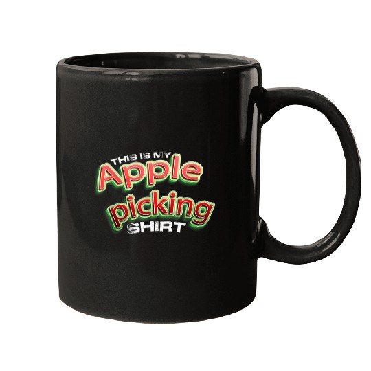 Fruit Picker Harvest Season Farmer This Is My Apple Picking Mugs